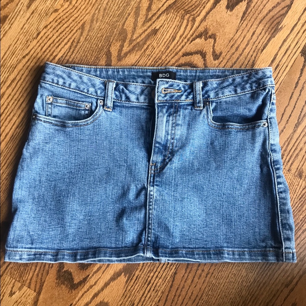 BDG denim skirt